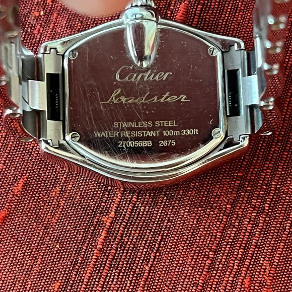 Cartier Women’s Roadster de Cartier Watch🩶 w/ Original boxes & Cleaning Kit - Picture 5 of 16